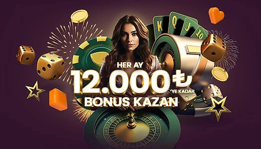 DaVegas her hafta bonus kazan kampanyası 12000 TL aylık canlı casino bonusu